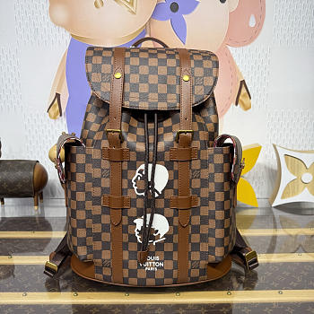 Fortok Louis Vuitton Christopher Backpack Damier Ebene canvas 38*12.5*44cm