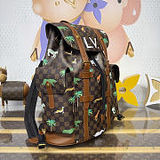 Fortok Louis Vuitton Christopher Backpack Damier Heritage 38*12.5*44cm - 6