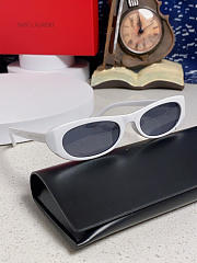 Fortok Saint Laurent YSL Sunglasses SL557 White - 2