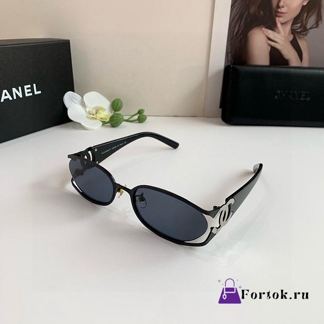 Fortok Chanel Sunglasses Full Black  - 1