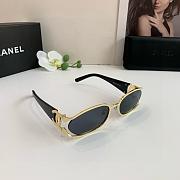 Fortok Chanel Sunglasses Black - Gold-plated - 1