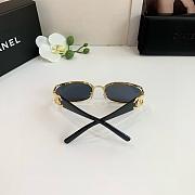 Fortok Chanel Sunglasses Black - Gold-plated - 5
