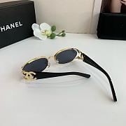 Fortok Chanel Sunglasses Black - Gold-plated - 4