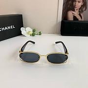 Fortok Chanel Sunglasses Black - Gold-plated - 3