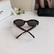 Fortok Celine Triomphe Oval Sunglasses Amber - 6