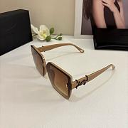 Fortok YSL Saint Laurent Eyewear Oversized-Frame Sunglasses Brown - 5