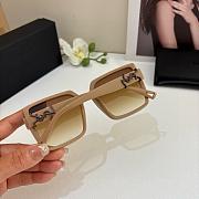 Fortok YSL Saint Laurent Eyewear Oversized-Frame Sunglasses Brown - 3