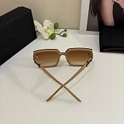 Fortok YSL Saint Laurent Eyewear Oversized-Frame Sunglasses Brown - 2