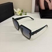 Fortok YSL Saint Laurent Eyewear Oversized-Frame Sunglasses Black - Black Hardware - 3