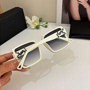 Fortok YSL Saint Laurent Eyewear Oversized-Frame Sunglasses White - 4
