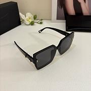 Fortok YSL Saint Laurent Eyewear Oversized-Frame Sunglasses Full Black - 1