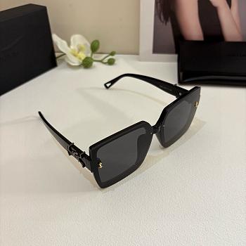 Fortok YSL Saint Laurent Eyewear Oversized-Frame Sunglasses Full Black