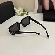 Fortok YSL Saint Laurent Eyewear Oversized-Frame Sunglasses Full Black - 2