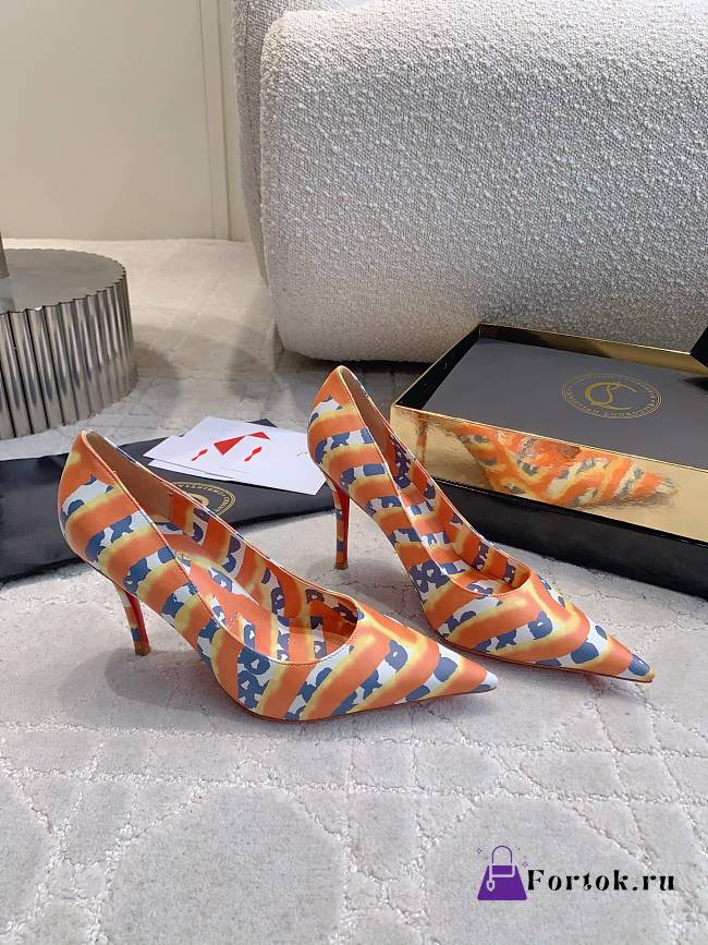 Fortok Christian Louboutin Miss Z Printed 100mm - 1