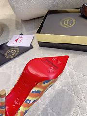 Fortok Christian Louboutin Miss Z Printed 100mm - 5