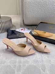 Fortok Christian Louboutin Miss Z Mule Beige 85mm/100mm - 1