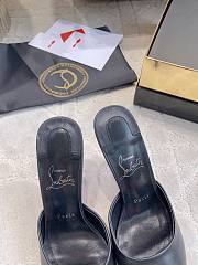 Fortok Christian Louboutin Miss Z Mule Black 85mm/100mm - 2