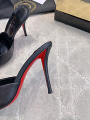 Fortok Christian Louboutin Miss Z Mule Black 85mm/100mm - 3