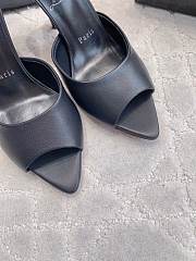 Fortok Christian Louboutin Miss Z Mule Black 85mm/100mm - 5