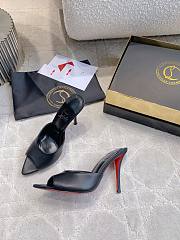 Fortok Christian Louboutin Miss Z Mule Black 85mm/100mm - 6