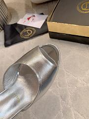 Fortok Christian Louboutin Me Dolly Silver 6.5/8.5/10cm - 5
