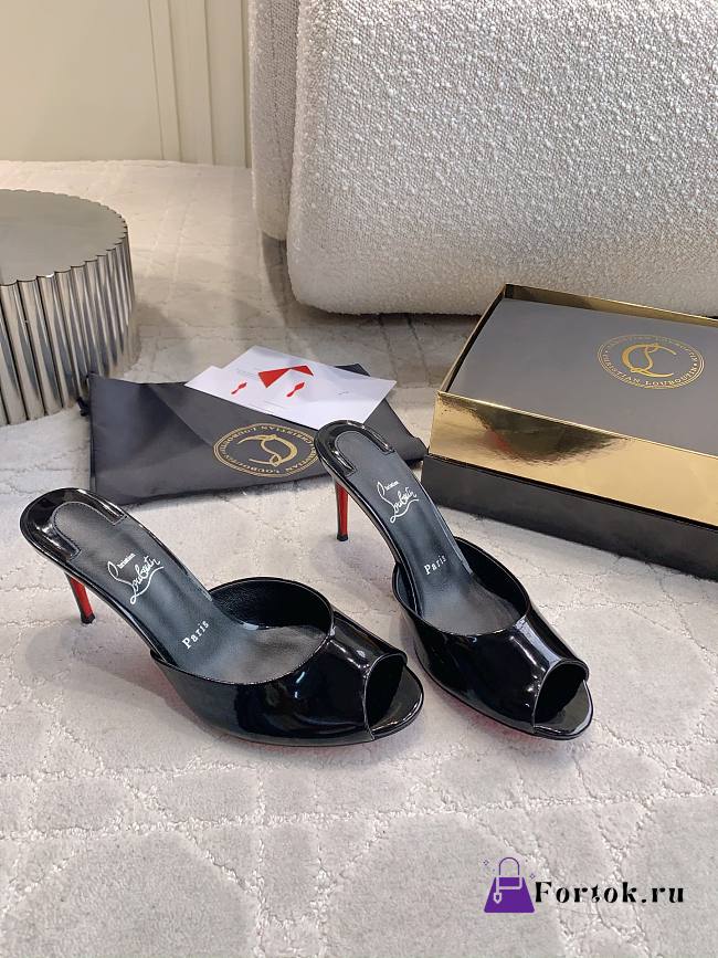 Fortok Christian Louboutin Me Dolly Black 6.5/8.5/10cm - 1