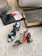 Fortok Christian Louboutin Miss Jane Printed 5.5/8.5cm - 3