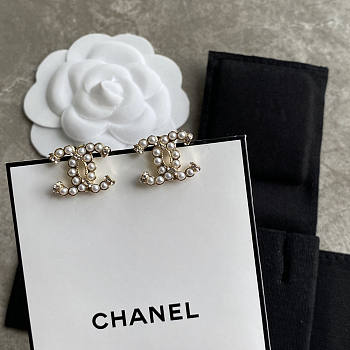 Fortok Chanel CC Logo Earrings