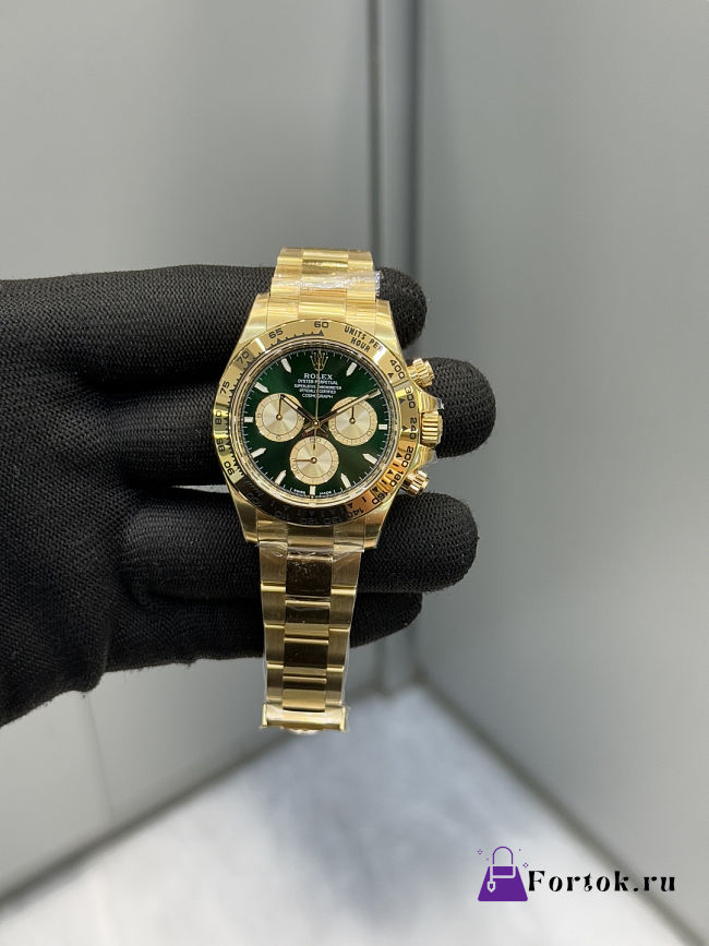 Fortok Rolex Cosmograph Daytona Yellow Gold Oyster 40mm Watch - 1