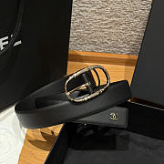 Fortok Chanel Belt Black - Gold 30mm - 4