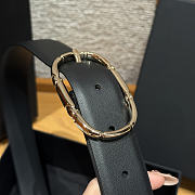Fortok Chanel Belt Black - Gold 30mm - 2