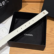 Fortok Chanel Belt White 30mm - 5