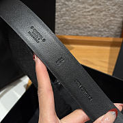 Fortok Chanel Belt Black - Silver 30mm - 6