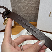 Fortok Dior CD Belt 20mm Dark Brown Suede - 5