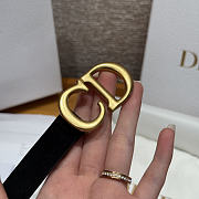 Fortok Dior CD Belt 20mm Black Suede - 5