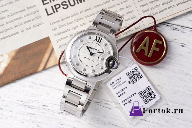 Fortok Cartier Ballon Bleu watch Steel 33mm - 1