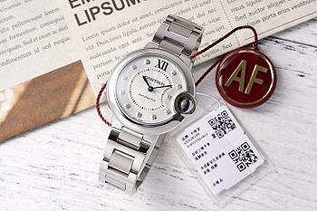 Fortok Cartier Ballon Bleu watch Steel 33mm