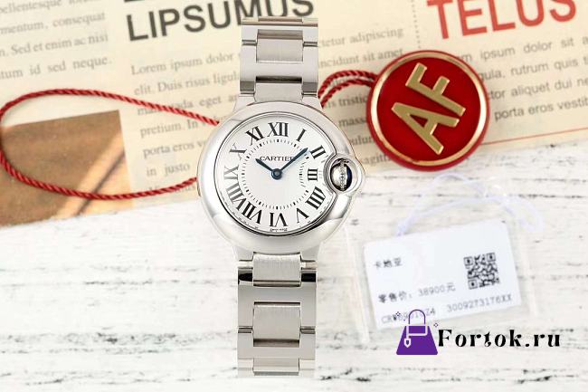 Fortok Cartier Ballon Bleu watch Steel 28mm - 1
