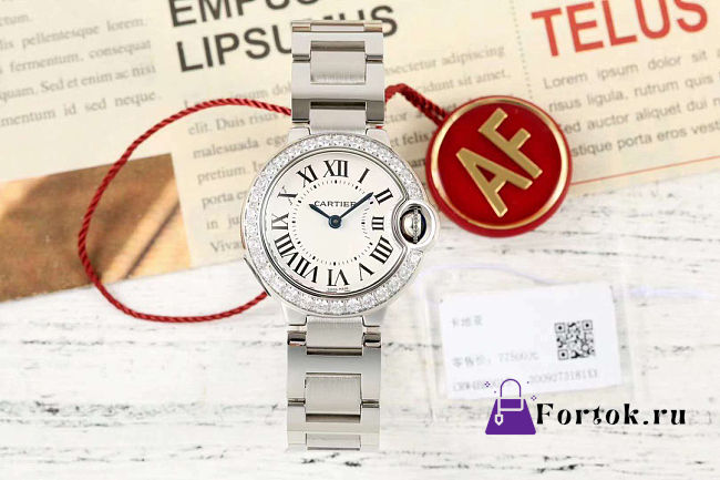 Fortok Cartier Ballon Bleu watch With Diamond 28mm - 1