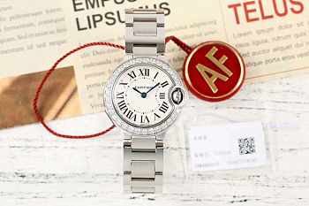 Fortok Cartier Ballon Bleu watch With Diamond 28mm