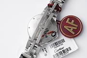 Fortok Cartier Ballon Bleu watch Steel/Pink sunray dial 33mm  - 4