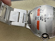 Fortok Cartier Ballon Bleu watch Steel/Pink sunray dial 36mm  - 4