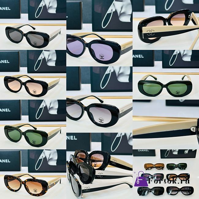 Fortok Chanel Sunglasses CH5562BA Multicolor 55-17-140mm  - 1