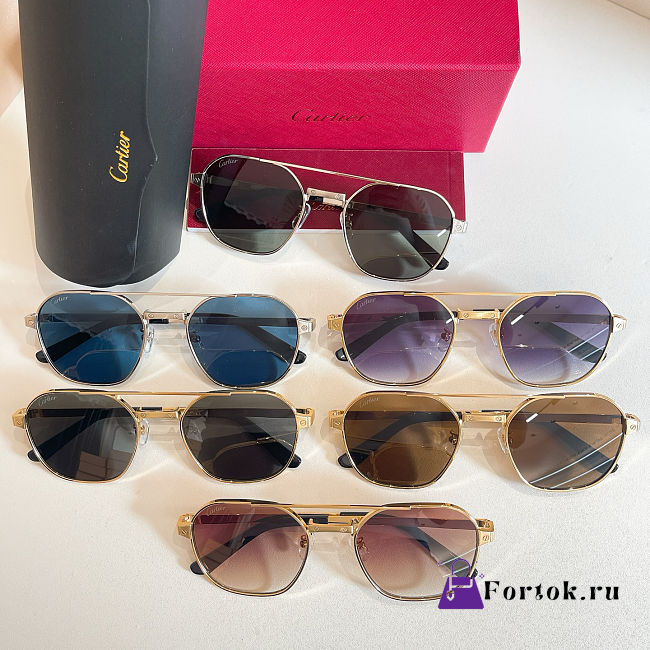 Fortok Cartier Sunglasses Yellow CT0571S 145mm - 1