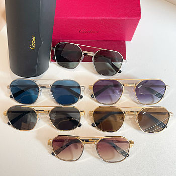 Fortok Cartier Sunglasses Yellow CT0571S 145mm
