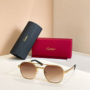 Fortok Cartier Sunglasses Yellow CT0571S 145mm - 5