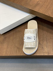 Fortok Dior 2026ss Dior Alpha Sandals Men Slides Beige - 2