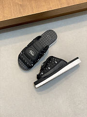 Fortok Dior 2026ss Dior H-Town Men Slides Black - 6