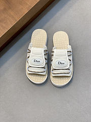 Fortok Dior 2026ss Dior H-Town Men Slides Beige - 2
