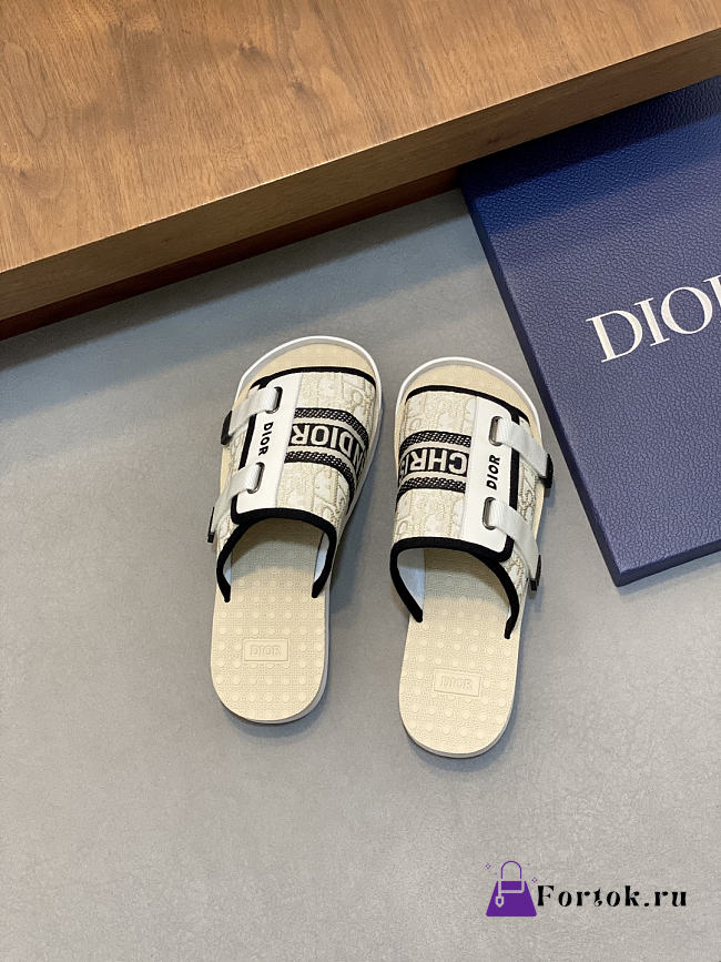 Fortok Fortok Dior 2026ss Dior H-Town Men Slides 01 - 1